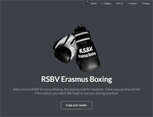Tablet Screenshot of erasmusboxing.nl